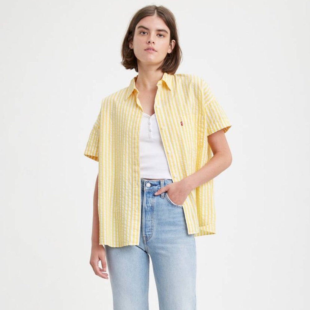 Levi’s Alexandra women’s stripe cotton s/s shirt